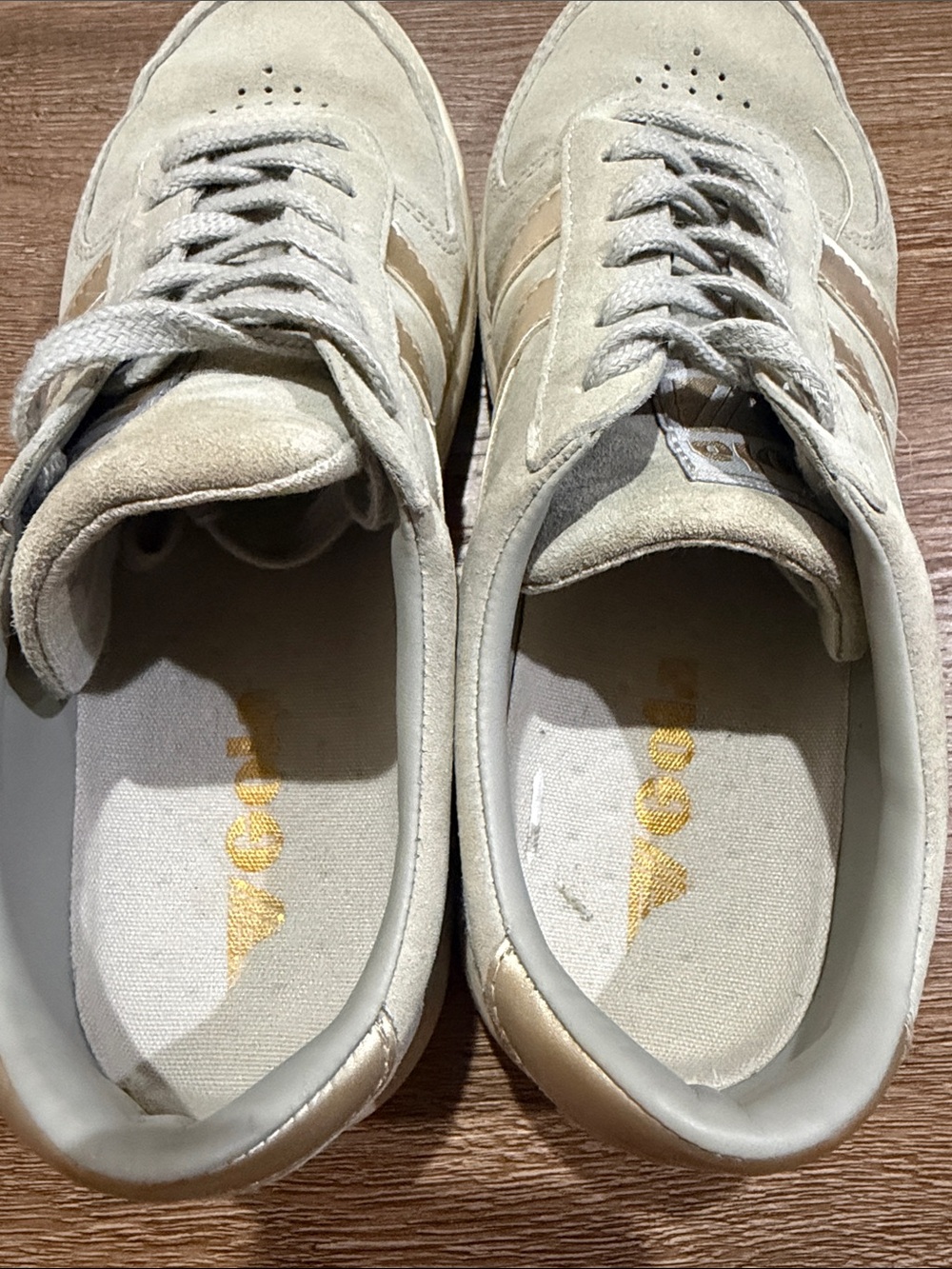 Gola Classics Women's Grandslam Pearl Sneakers - Size 7 - Picture 8 of 10